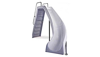 Inter-Fab Wild Ride Pool Slide | Right Curve | White | WRS-CR-SS