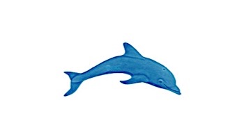 Artistry In Mosaics Mini Dolphin Mosaic | Light Blue - 6" x 2" | DMILBLRB
