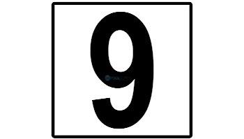 Inlays Depth Marker 5" Frost Proof Tile | 6 or 9 Smooth | CC611060
