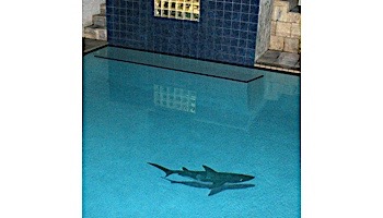 Artistry In Mosaics Shark with Shadow Mosaic | 24" x 61" | SSHGRARL