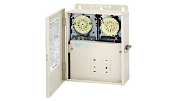 Intermatic Power Center Dual Box W/1 T104M - 1 T106M 2 Speed Pump 208-277V | T10604R