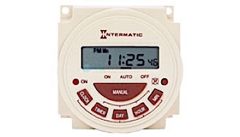 Intermatic PB300 Series 24-Hour Electronic Panel Mount Timer | SPDT 120V | PB313E