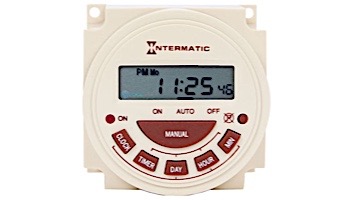 Intermatic PB300 Series 24-Hour Electronic Panel Mount Timer | SPDT 120V | PB313E