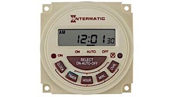 Intermatic PB300 Series 24-Hour Electronic Panel Mount Timer | SPDT 120V | PB313E