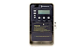 Intermatic PE100 Series Digital 3 Circuit Time Control | Type 3R Plastic Enclosure, Freeze Probe and Switch Type 3-SPST | PE153PF