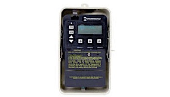 Intermatic Digital 3 Circuit Time Control | Type 3R Metal Enclosure, Freeze Protection Probe and Switch Type 3-SPST | PE153F