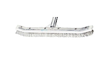 A&B Brush 18" Metal Back Stainless Steel Nylon | White | 3004