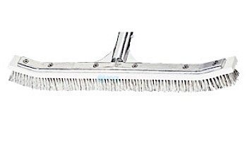 A&B Brush 18" Metal Back Stainless Steel Nylon | White | 3004