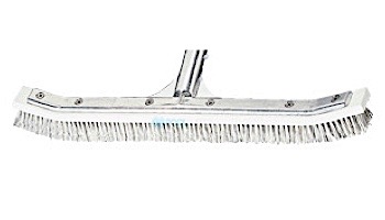 A&B Brush 18" Metal Back Stainless Steel Nylon | White | 3004