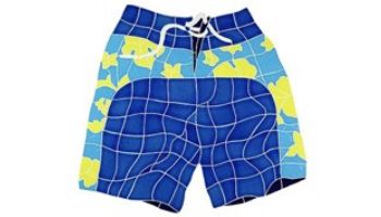 Artistry In Mosaics Board Shorts Blue Mosaic | 20" x 21" | BSHBLUOM