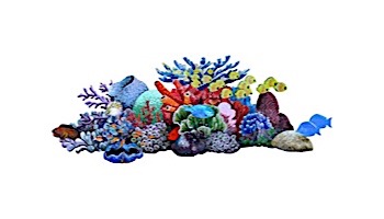Artistry In Mosaics Reef Scene Glass Mosaic | 37" x 100" | G-RSL