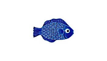 Artistry In Mosaics Mini Tropical Fish Mosaic | Blue 2" x 4" | TFIBLURB