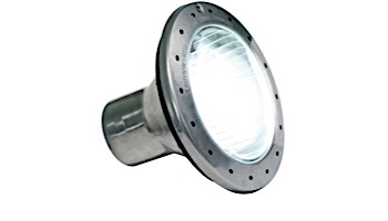 Jandy White Pool Light for Inground Pools with Stainless Steel Facering | 300W 120V 30 ft Cord | WPHV300WS30