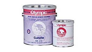Olympic Gunzite Epoxy Pool Paint Primer Kit | Primer + Catalyst 1-Gallon | 216 G