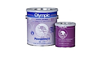 Olympic Poxoprime II Epoxy Pool Paint Primer Kit | Primer + Catalyst 1-Gallon | 214 G