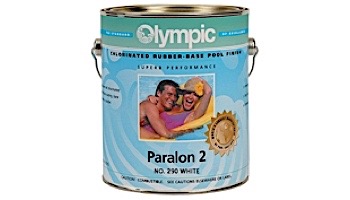 Olympic Paralon 2 Chlorinated Rubber Pool Paint | 1-Gallon | White | 290 G