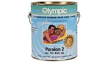 Olympic Paralon 2 Chlorinated Rubber Pool Paint | 1-Gallon | Bikini Blue | 292 G
