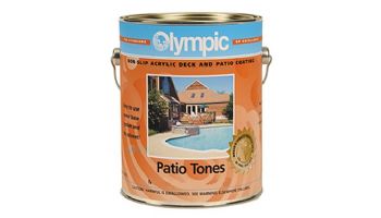 Olympic Patio Tones Water Based Deck Coating | 1-Gallon | Mystic Gray | 472W G