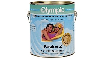 Olympic Paralon 2 Chlorinated Rubber Pool Paint | 1-Gallon | White | 290 G