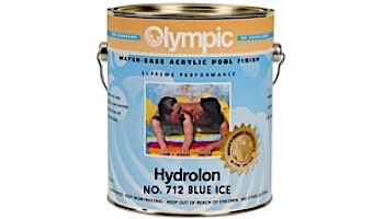Olympic Hydrolon Acrylic Pool Paint | 1-Gallon | Blue Ice | 712 G
