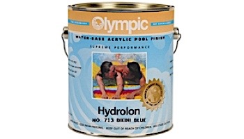 Olympic Hydrolon Acrylic Pool Paint | 1-Gallon | Bikini Blue | 713 G | 713-GL