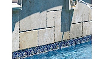 National Pool Tile Iberia Series | Royal Blue Print | La-Mancha