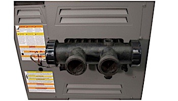 Jandy Legacy LRZ Pool Heater | 325,000 BTU Propane | Millivolt Standing Pilot | Manual Control | Polymer Heads | LRZ325MP