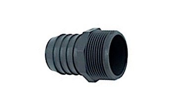 Lasco 1.5" Male Barbed x 1.5" MIPT Grey PVC Fitting | 1436-015