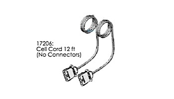 AutoPilot Pool Pilot Professional Salt Cell | 12 Ft 3-Plug Cell Cord | Commercial Units Only | 17206-SVC