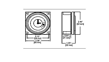 Grasslin 110V 15A 60HZ 24hr 5 Lug Electromechanical Time Clock | FM1 STUZ-120