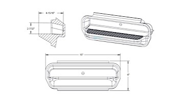 AquaStar Pool Wall Step | Set of Three | White | 701