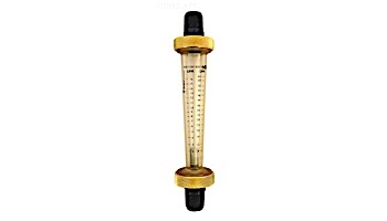 Pentair Letro Small Body Flow Meter 2-16 GPM .75" Nylon Threaded End | LDF359N