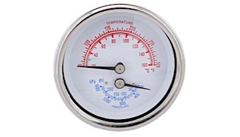 Pentair PowerMax Temperature-Pressure Gauge | RA0079000