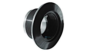 AquaStar Large Wall Fitting with Threaded O.D. Fits 1-1/2" Pipe | Black | ES102202