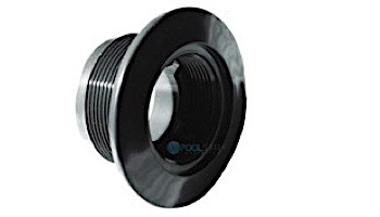 AquaStar Large Wall Fitting with Threaded O.D. Fits 1-1/2" Pipe | Black | ES102202