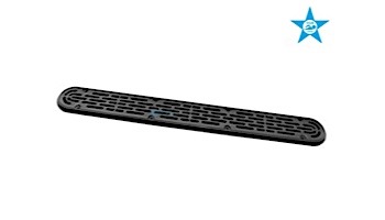 AquaStar 32" Channel Drain with Mud Frame/Flat Grate Anti-entrapment Suction Outlet Cover (VGB Series) | Black | 32CDFLFR102