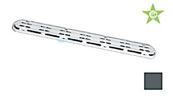 AquaStar 32" Channel Drain Anti-Entrapment (Anti-Vortex) Suction Outlet Covers and Frames | Black | 32CDAVFR102
