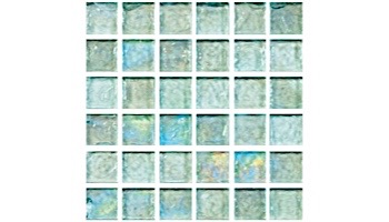 National Pool Tile Arctic 1x1 Glass Series Pool Tile | Ice | AT012