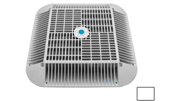 AquaStar 16" Square Anti-Entrapment Suction Outlet Cover, Mud Frame and Retro-Adapter Sub-Frame for 12" Square 3/4" Deep Retrofits (VGB Series) | White | 1216101