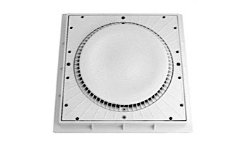 AquaStar 12 inch Shallow Square to 10 inch Anti Entrapment Suction Outlet Cover and Frame White | SRFS12101