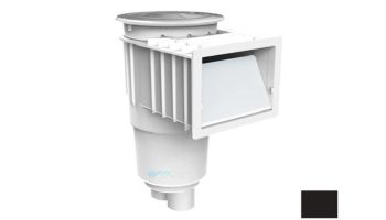 AquaStar Flow Star Standard Skimmer with Flush Face, Float Assembly, Basket, Lid and Adjustable Collar | White | SKR201