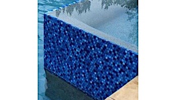 National Pool Tile Jules 1x1 Glass Tile | Bright Cobalt Blue Blend | 9575-5AT