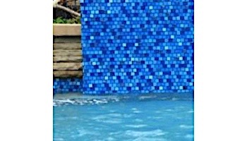 National Pool Tile Jules 1x1 Glass Tile | Bright Cobalt Blue Blend | 9575-5AT