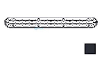 AquaStar 32" Channel Drain Flat Grate Suction Outlet Cover Only with Screws | Without Frame | White | 32CDFLNF101 | 32CDFLNFK101