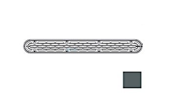 AquaStar 32" Channel Drain Flat Grate Suction Outlet Cover Only with Screws | Without Frame | Dark Gray | 32CDFLNFK105