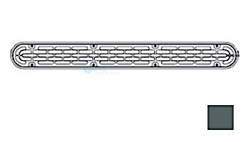 AquaStar 32" Channel Drain Flat Grate Suction Outlet Cover Only with Screws | Without Frame | White | 32CDFLNF101 | 32CDFLNFK101