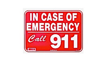 Emergency Call 911 Sign 9inches x 12inches | TC-21