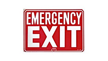 Emergency Exit Sign 9inches x 12inches | SP-49