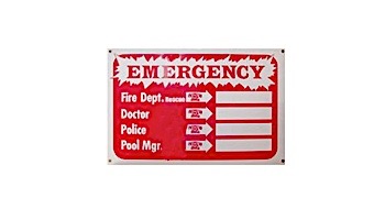Emergency Phone Location Sign 12inches x 18inches | SW-14