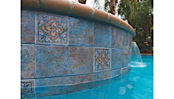 National Pool Tile Raku 6x6 Series | Cobalt Blue | RUCOBALT DECO